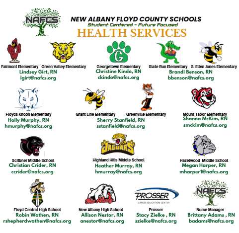 2026-2027 Health Services Team